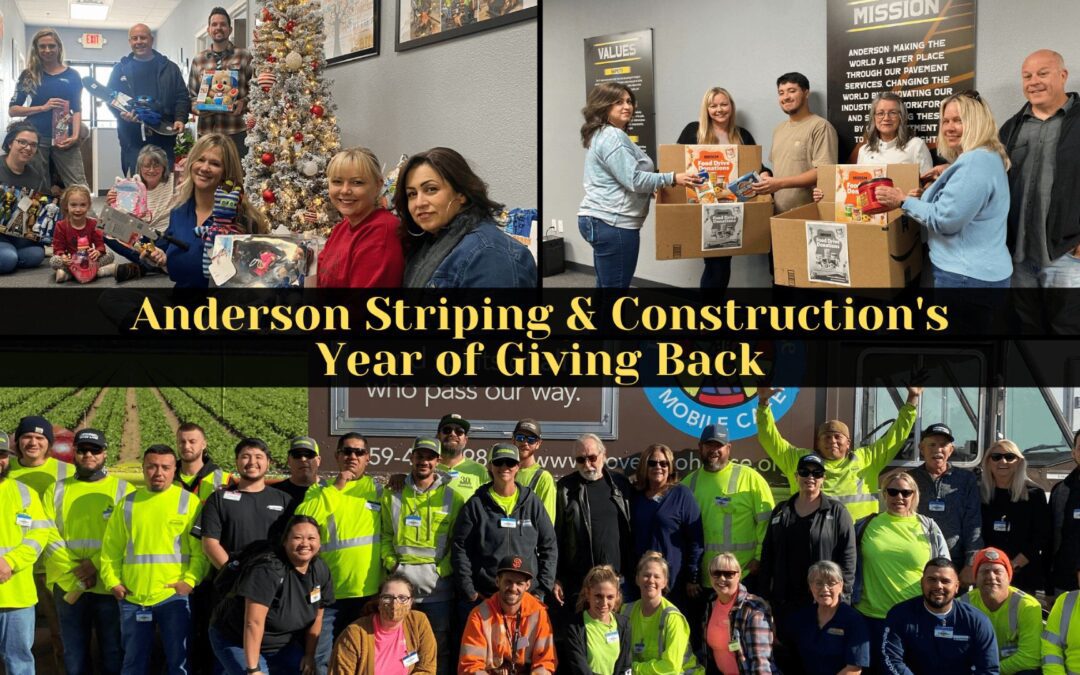 Anderson Striping & Construction’s Year of Giving Back