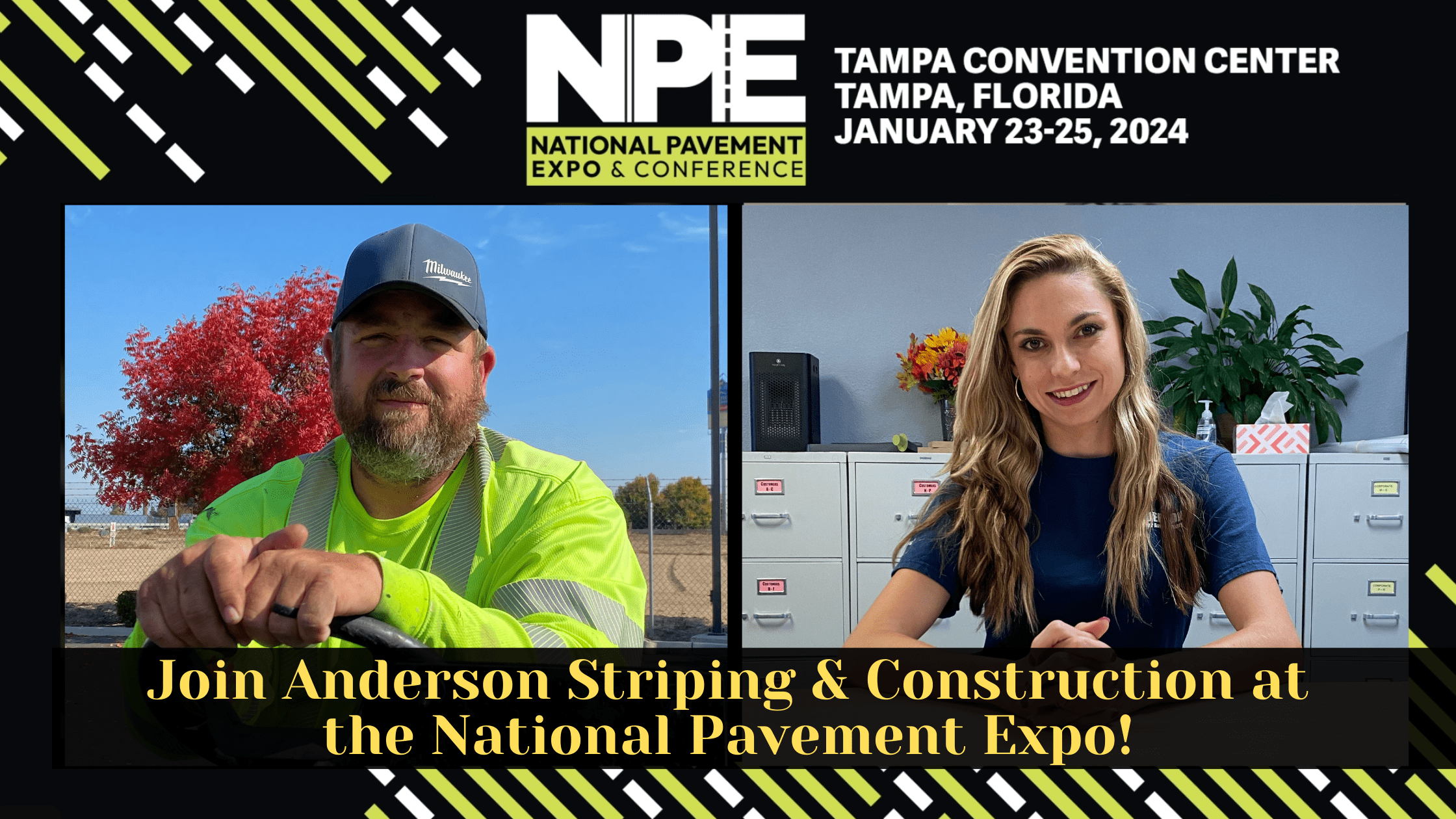 Join Anderson Striping at the 2024 National Pavement Expo! Anderson