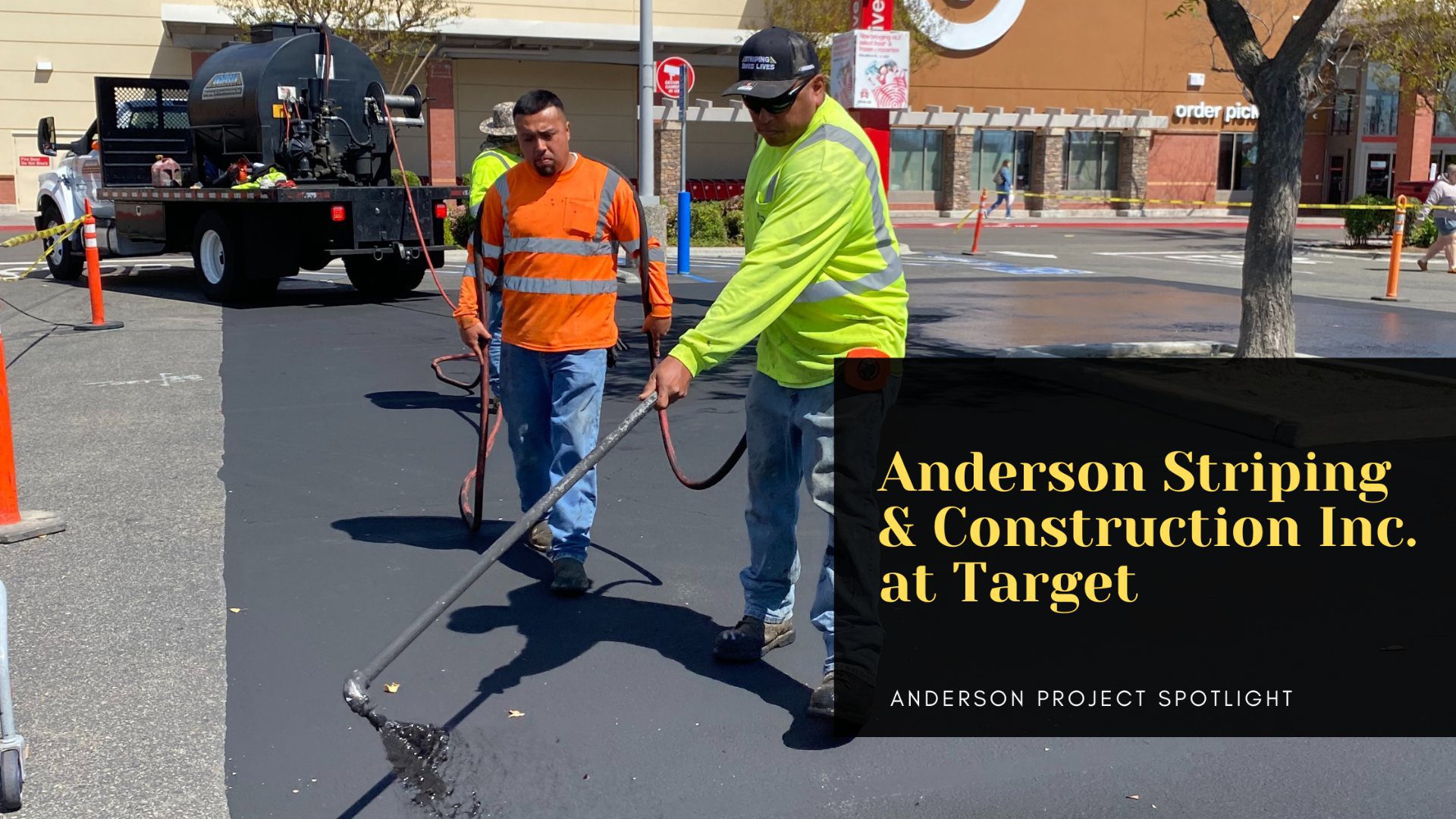 Anderson Striping & Construction Inc. at Target